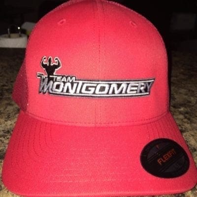 Team Montgomery Flex Fit Hat Red