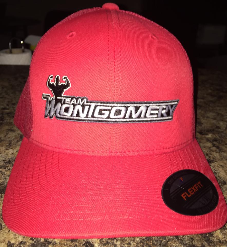 Team Montgomery Flex Fit Hat Red