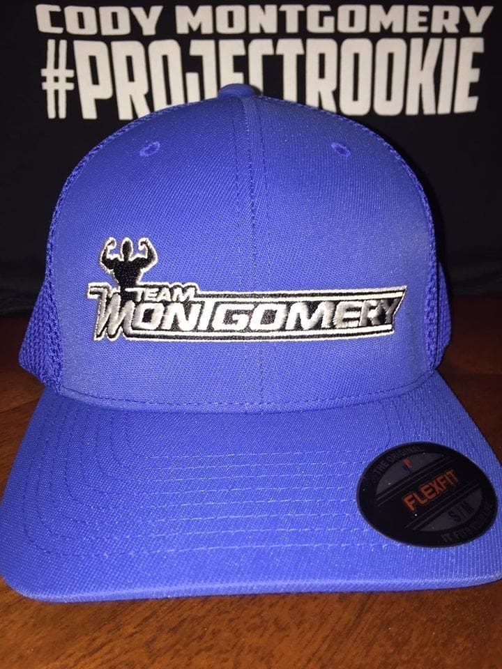 Team Montgomery Flex Fit Hat- Blue