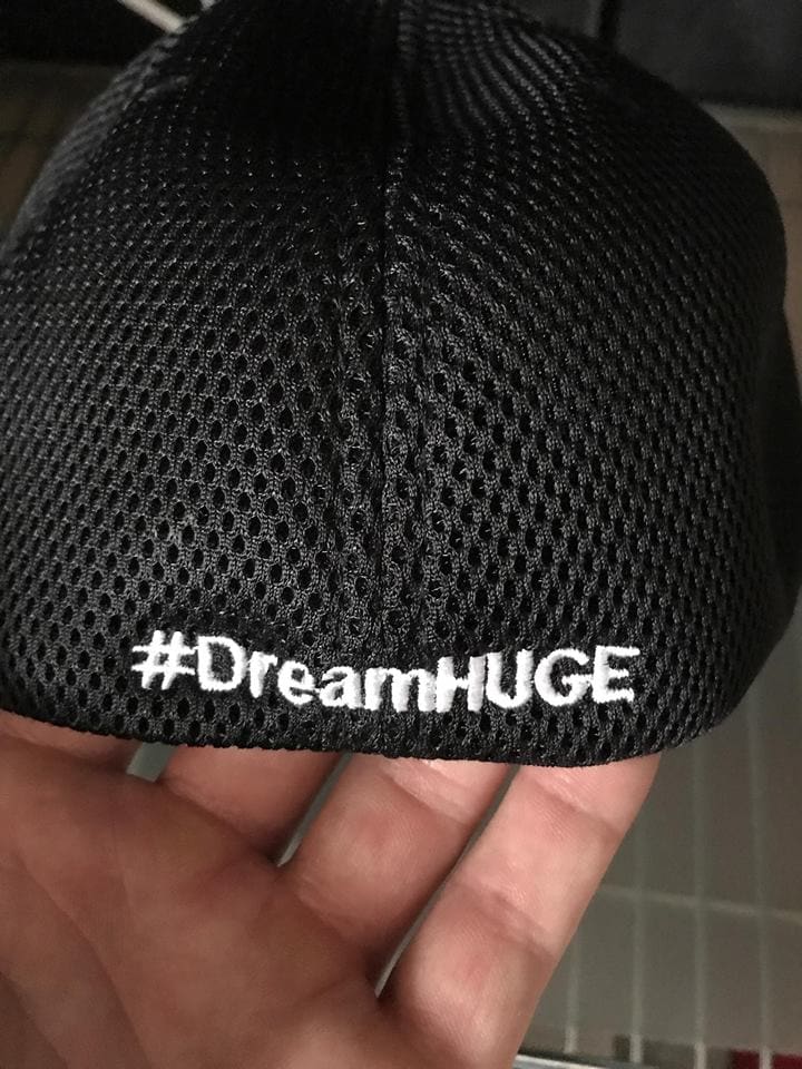 Black / White DH FlexFit Hat - Image 2