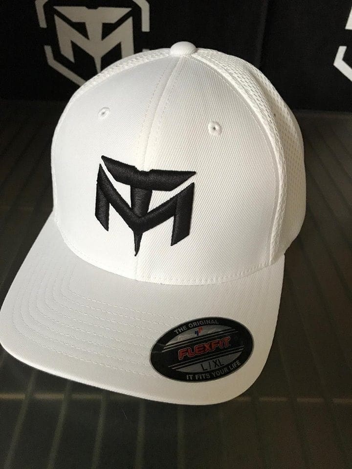 White / Black DH FlexFit Hat