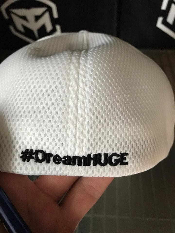 White / Black DH FlexFit Hat - Image 2